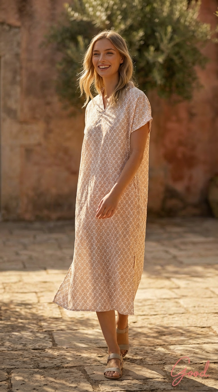 Scout Caftan - Sunflower in Desert Flower