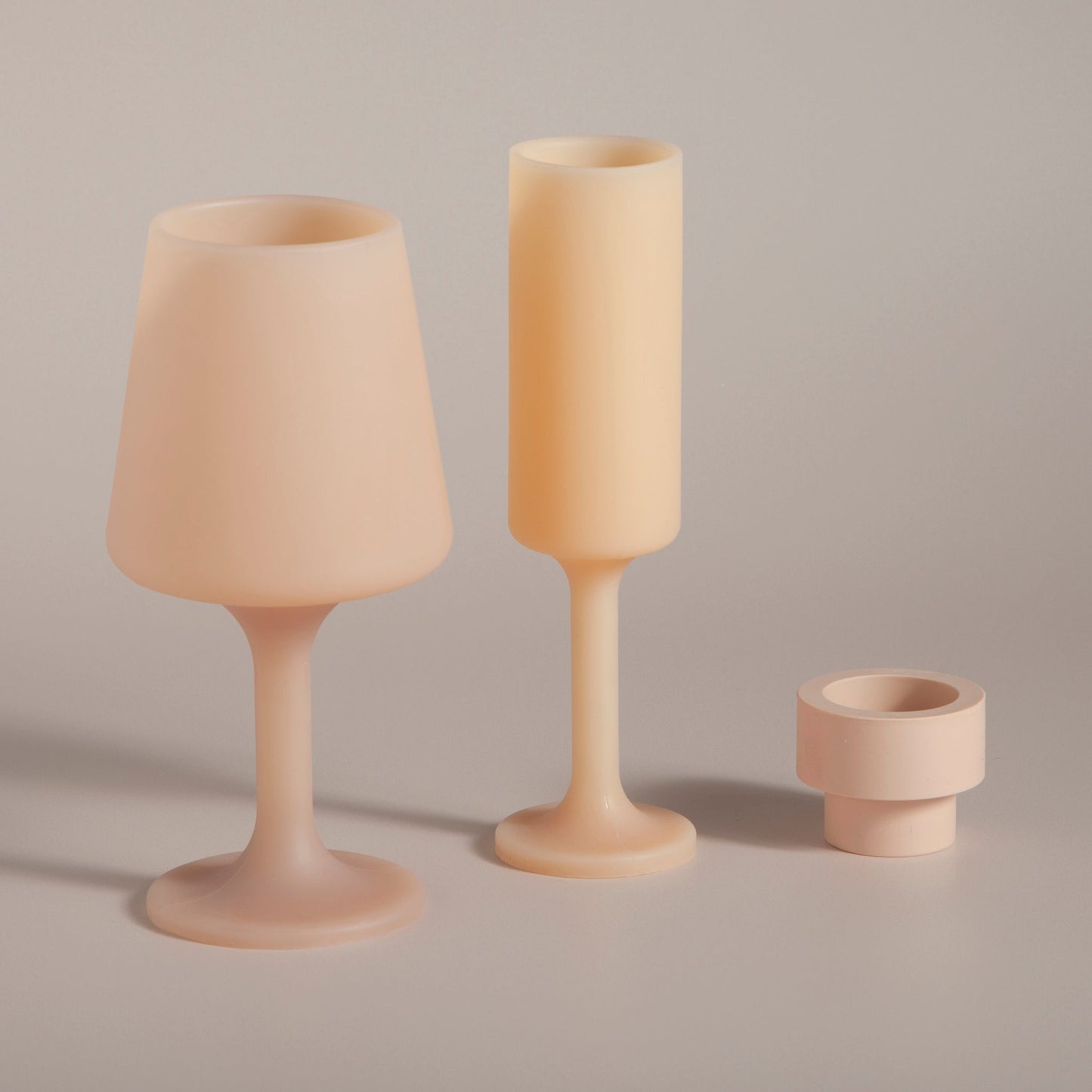 Wheat + Oat | Seff | Silicone Unbreakable Champagne Flutes