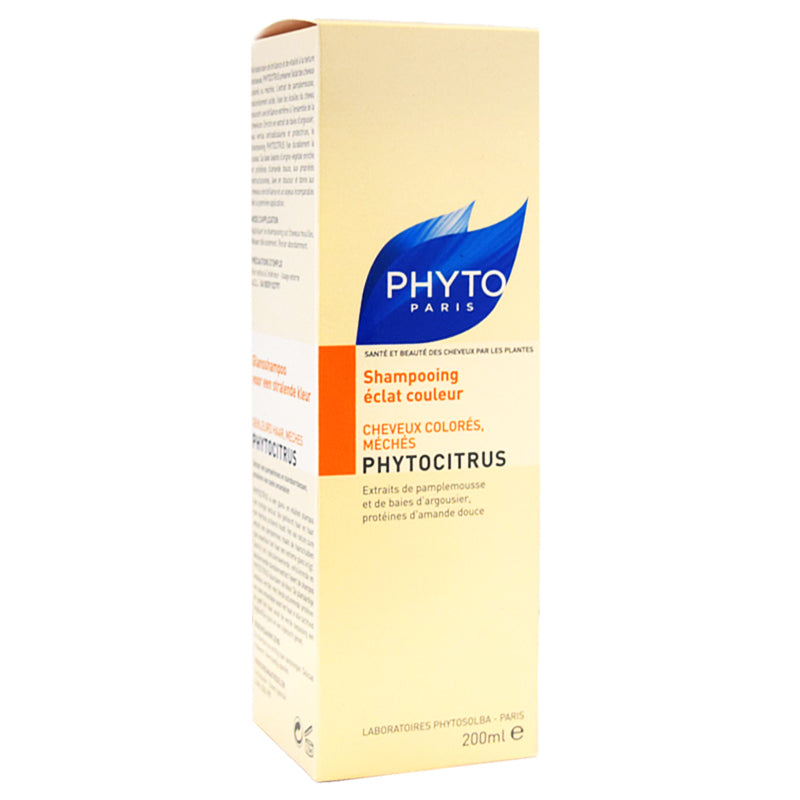 Phyto Paris Fito Phytocitrus Color Proteger Resplandor Champú, 6.7 Oz Fl