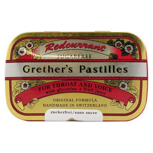 Grether's Pastilles Redcurrant Sugar-free 24 Lozenges