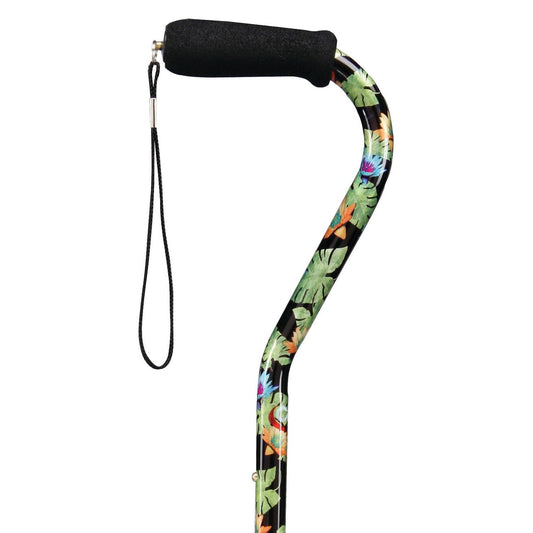 Carex Offset Designer Cane, Bahama