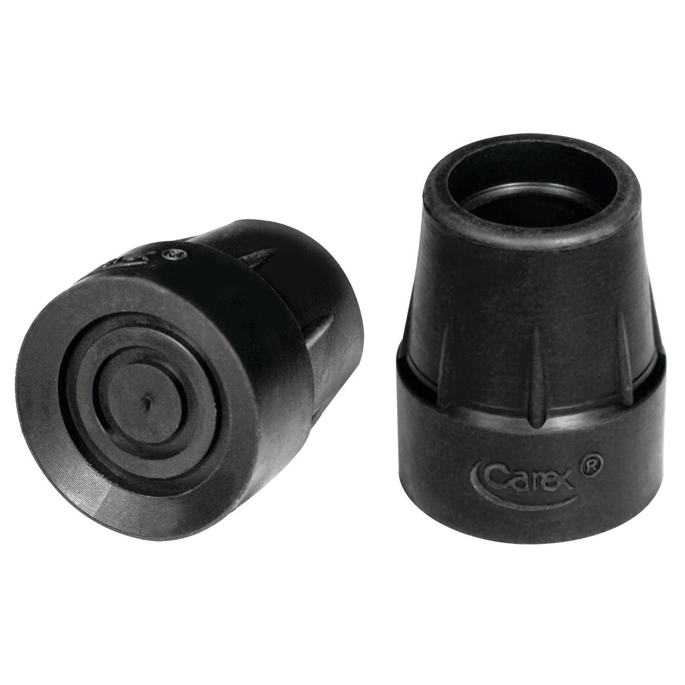 Carex Cane Tips, 1", Black