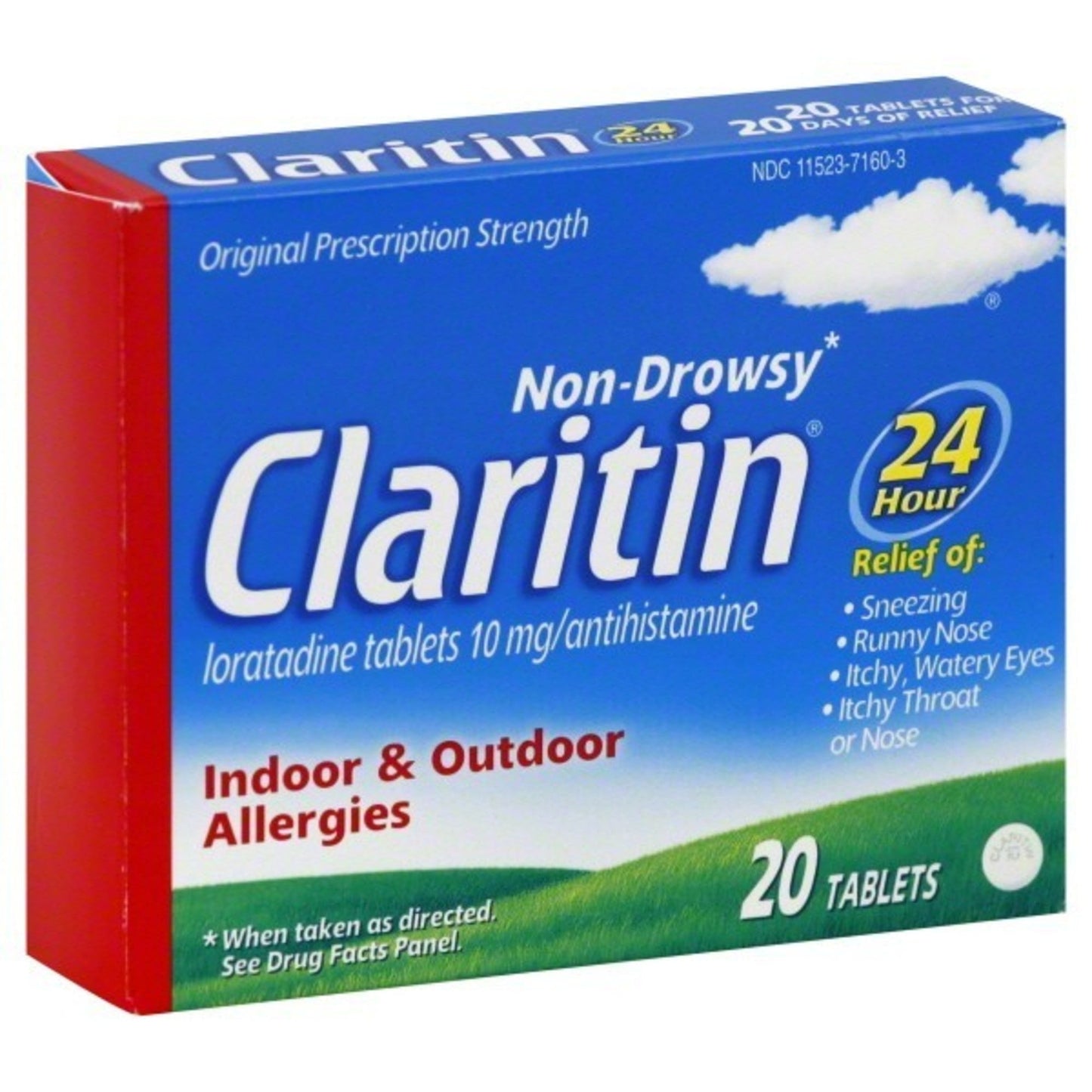 Claritin 24 Hour Non-Drowsy Allergy Relief Tablets,10 Mg