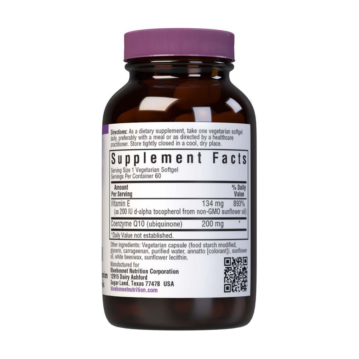 BlueBonnet CoQ-10 200 mg, 60 Vegetarian Softgels