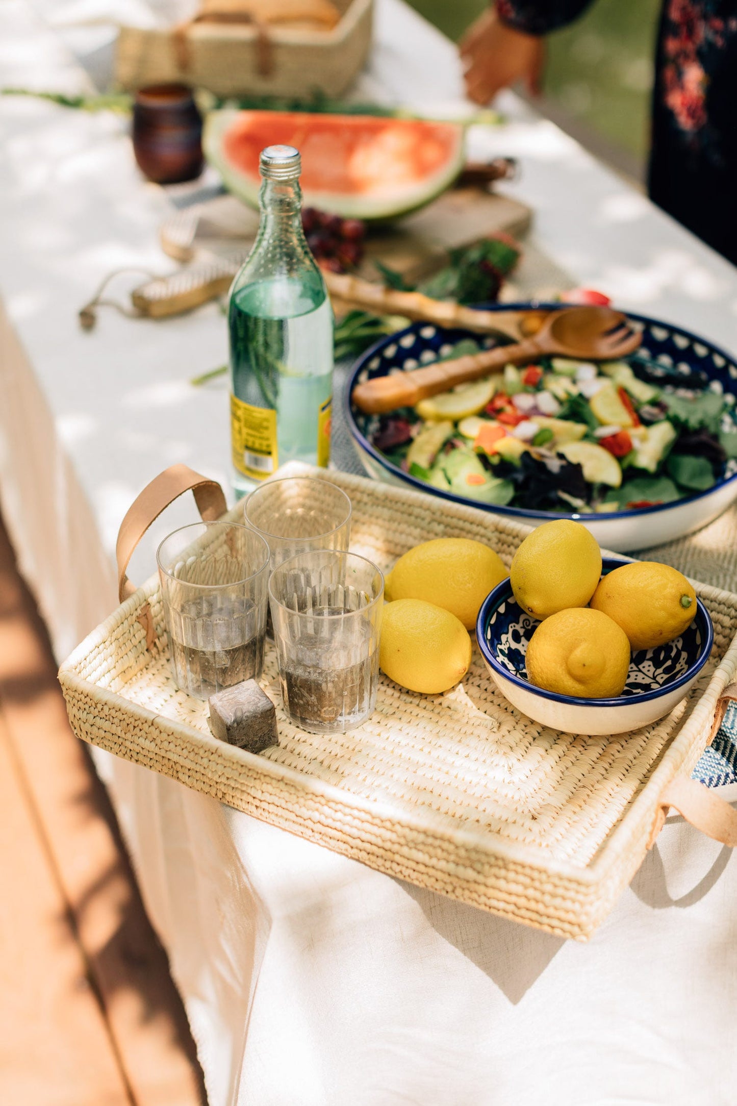 Rectangle Handled Basket