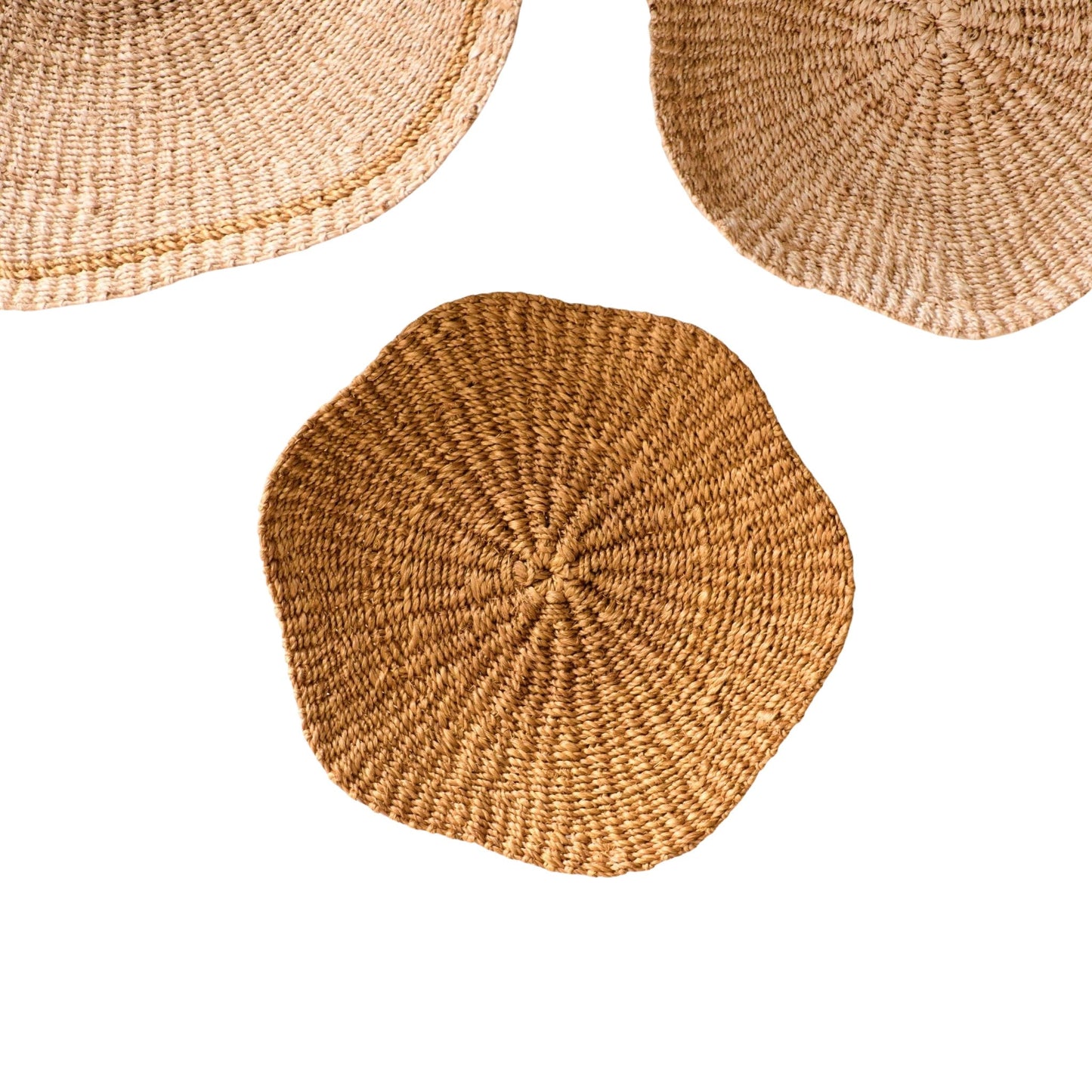 Scallop Wall Baskets, Small