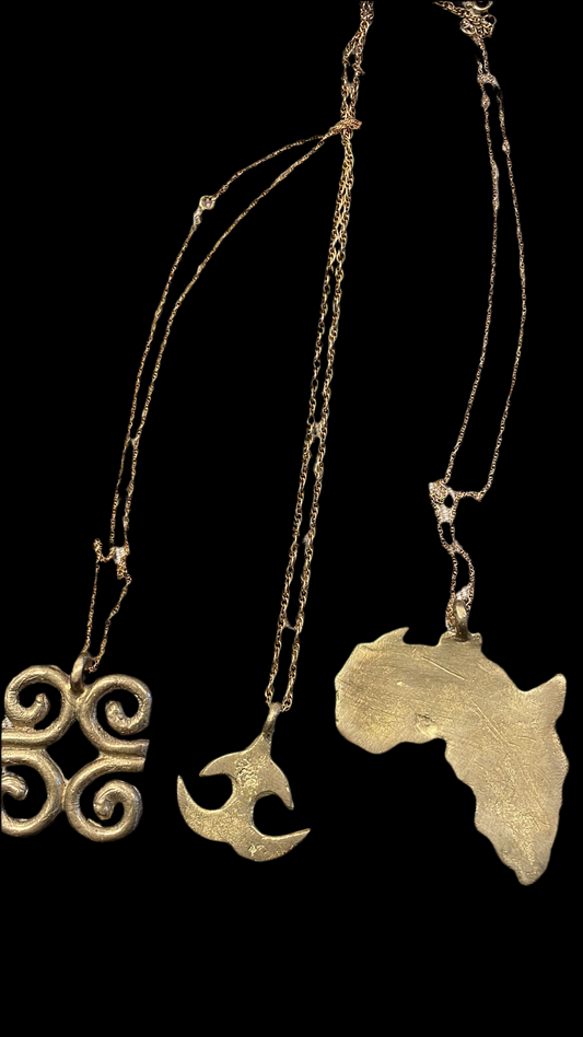 Adinkra Pendant Necklace