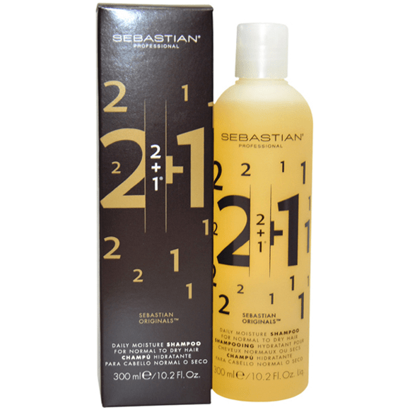 Sebastian 2 + 1 Daily Moisture Shampoo 10.2 oz
