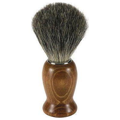 Il Ceppo Dark Wood Handle Pure Badger Bristle Shave Brush