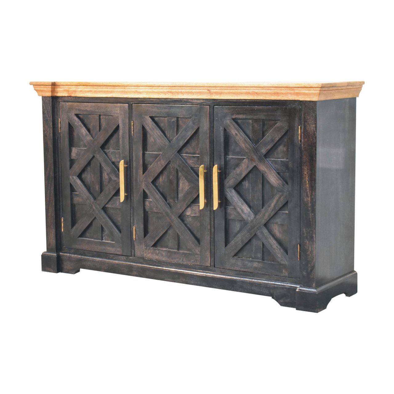Solid Wood Regal Rustic Sideboard