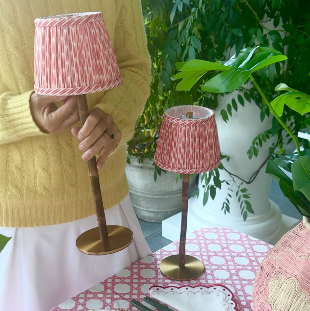 Red Bamboo Lamp