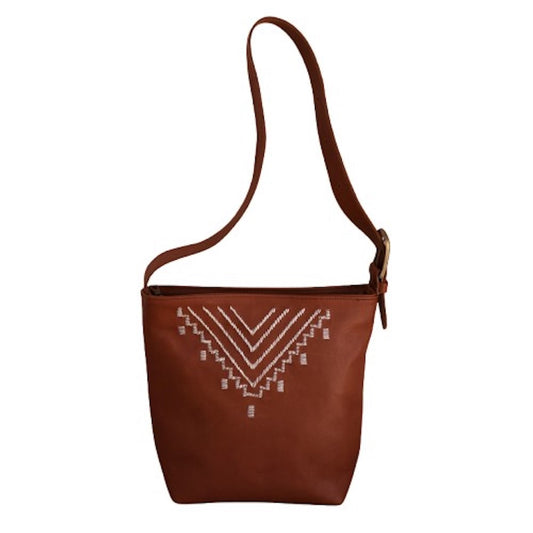 Kasbah Leather Bucket Tote