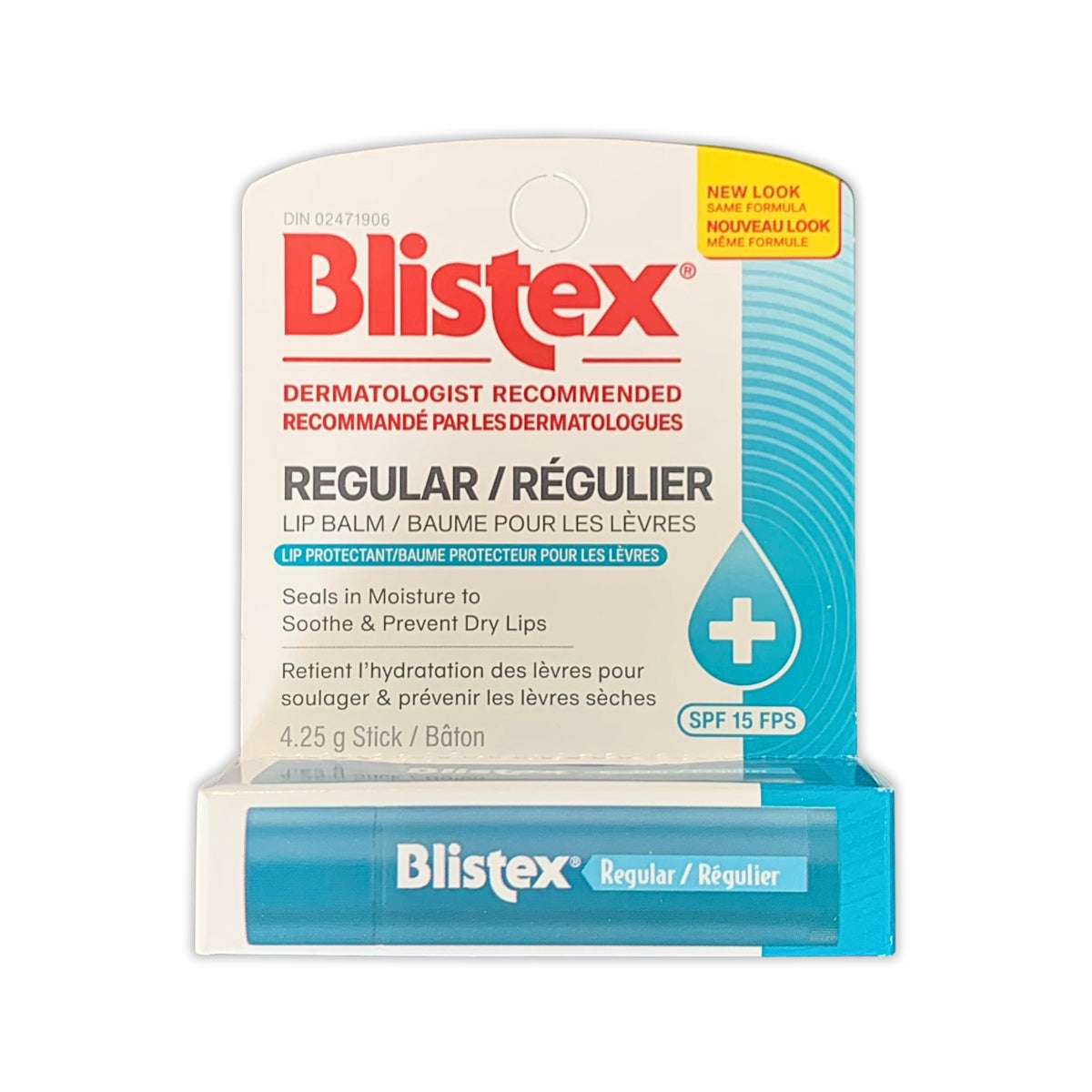 Blistex Medicated Lip Balm Stick, Original, SPF 15, 0.15 Oz
