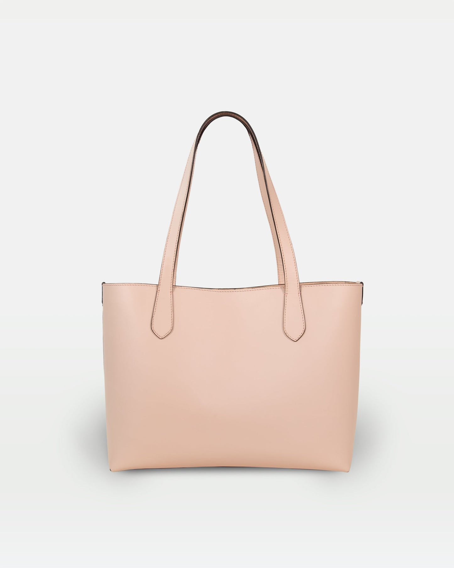 Elba medium size structured tote in vegetable-tanned leather
