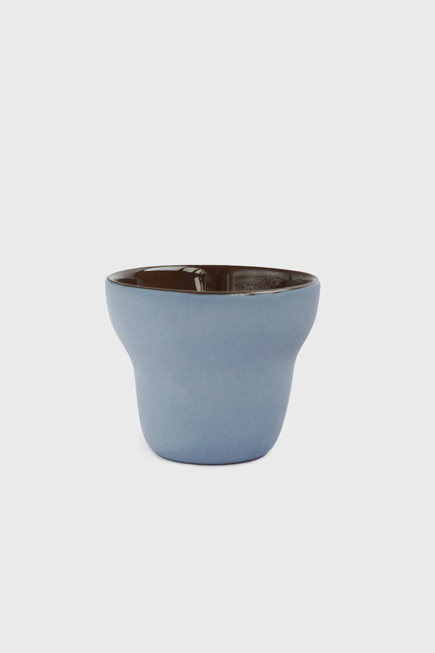 Handmade Porcelain Coffee Cup - Forget-me-Not small