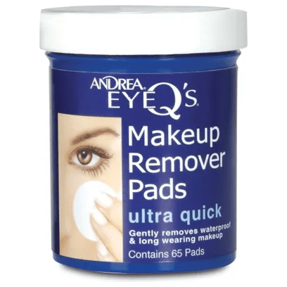 Andrea Eye Q's Eye Makeup Remover, Pads, Ultra Quick 65 pads