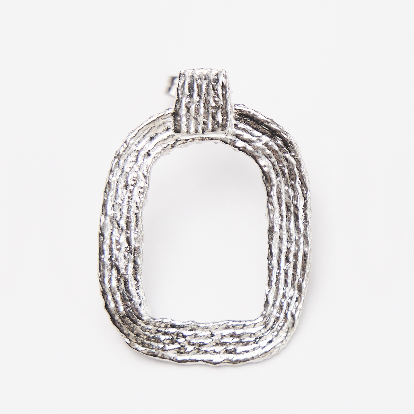 Eva Hoop Earrings - Sterling Silver
