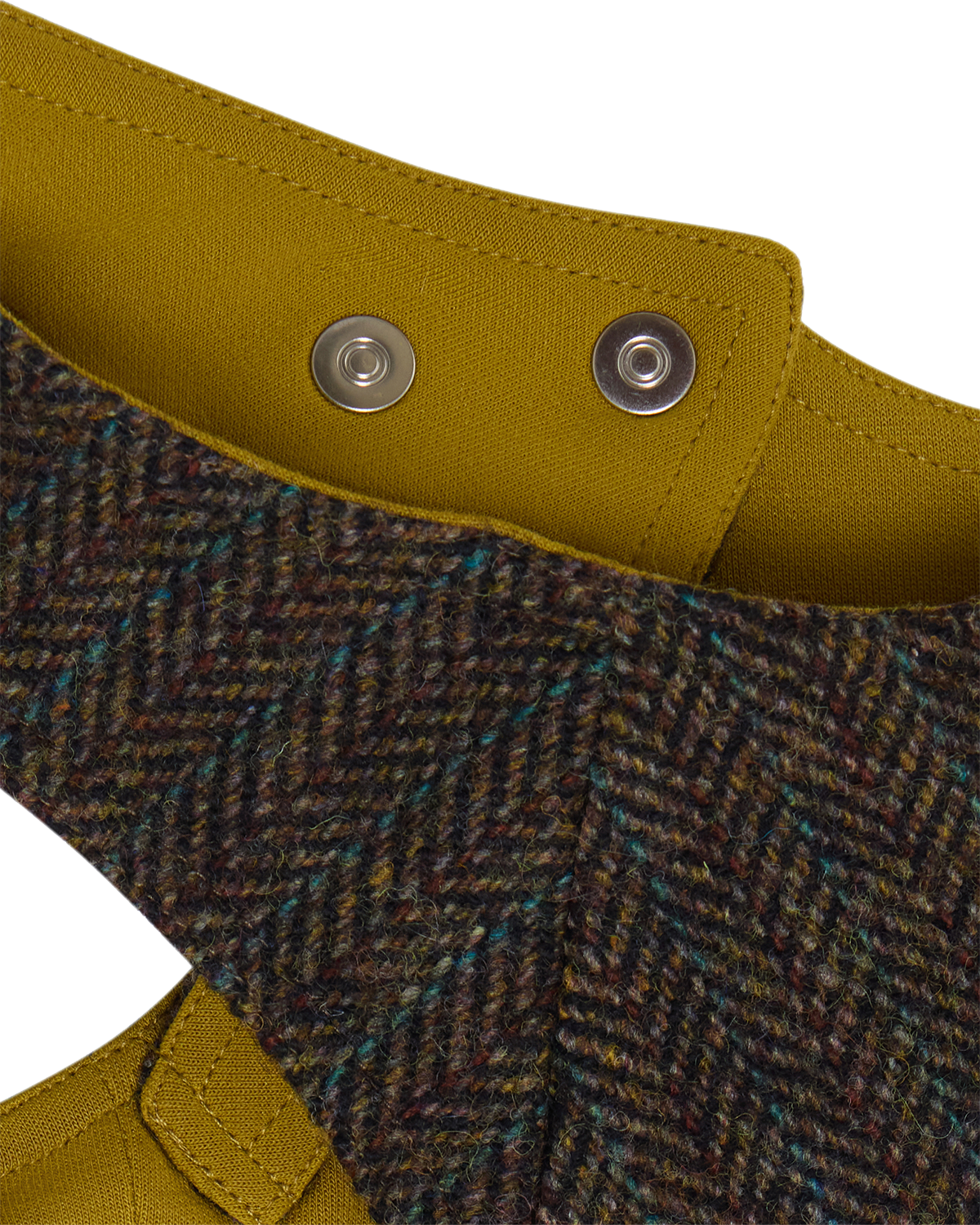The Scotia | Wool Tweed Dog Vest | Herringbone