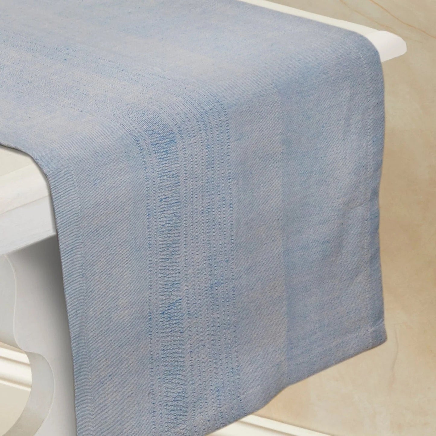 ECOLOOM Handwoven Cotton Table Runner. 100% Cotton – Artisan Made – Fair Trade