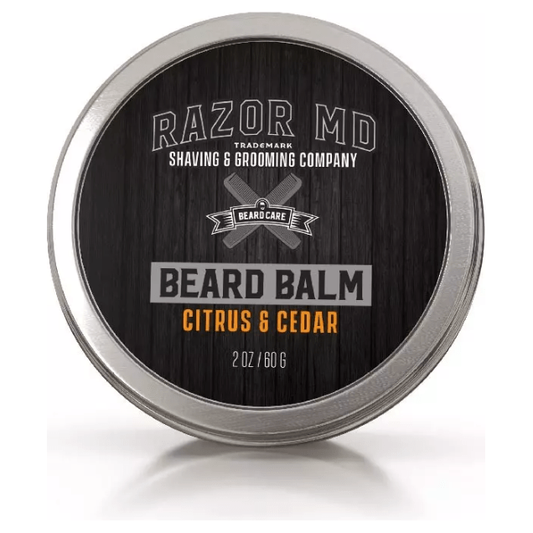 Razor MD Rx Citrus & Cedar Beard Balm 2 Oz