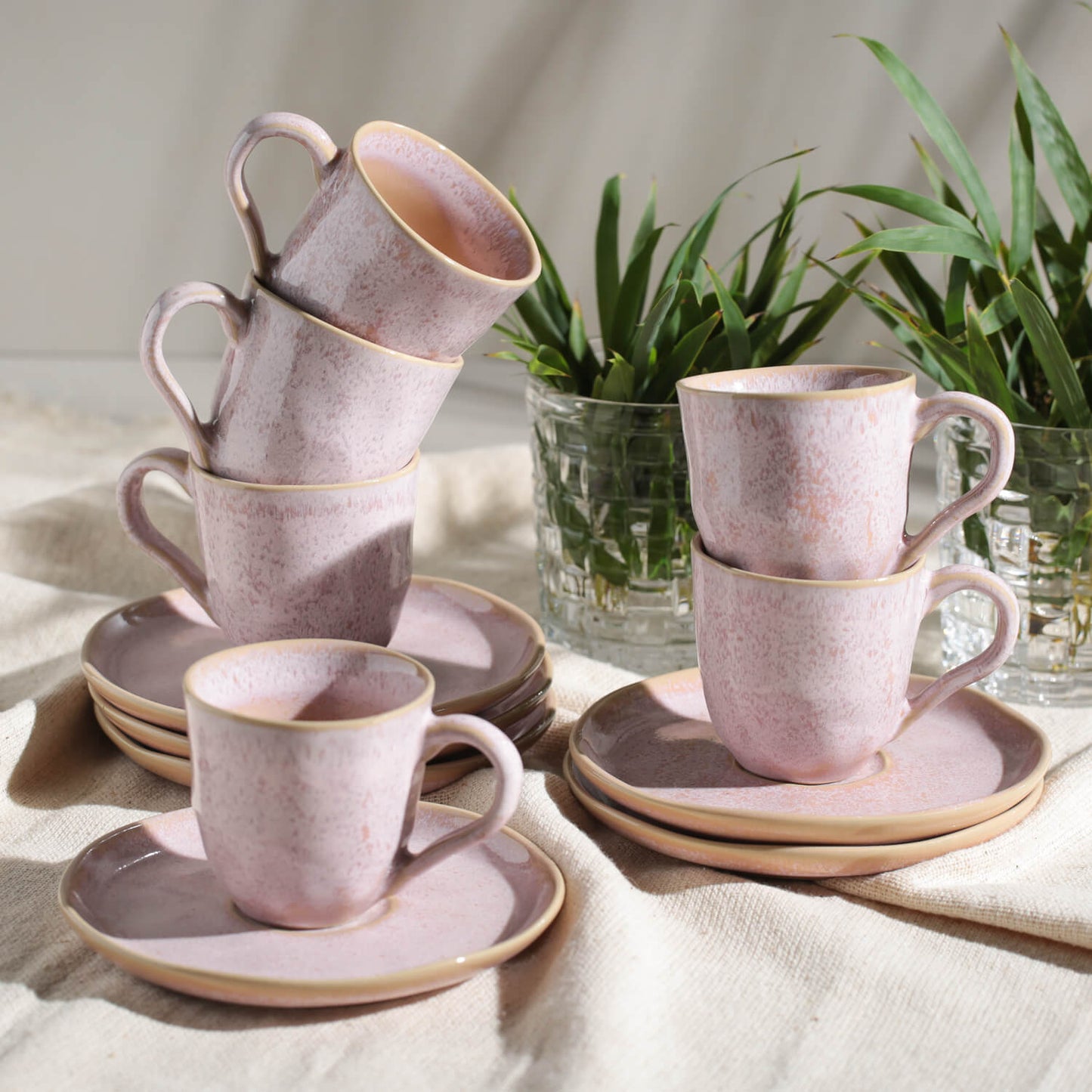 Coffee Cup & Saucer Set of 6