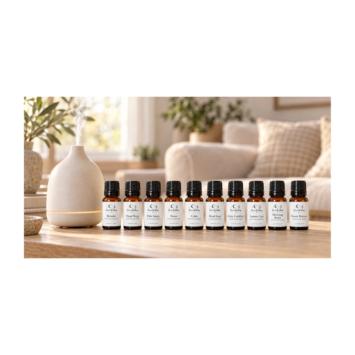 Complete Diffuser Blend Collection | Ten 10 mL Bottles