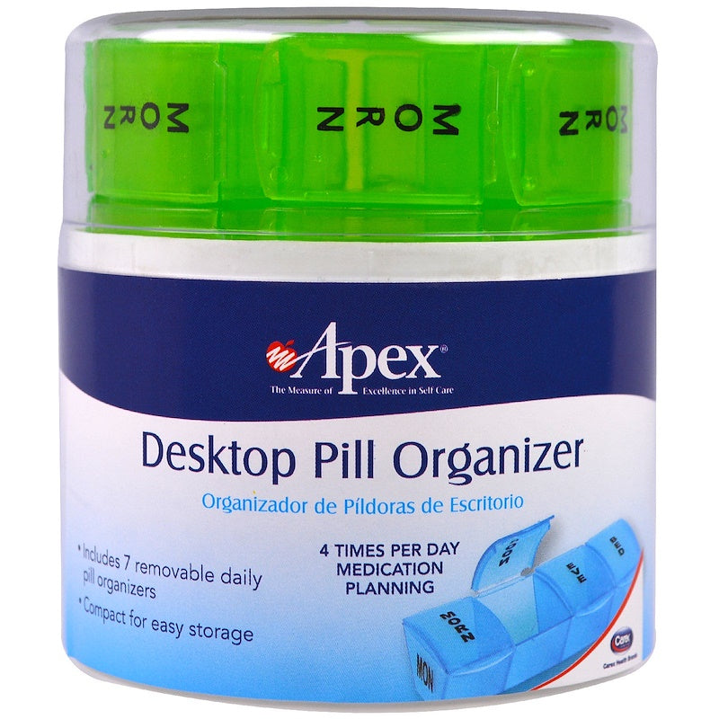 Apex Carex Plastic Desktop Pill Organizer