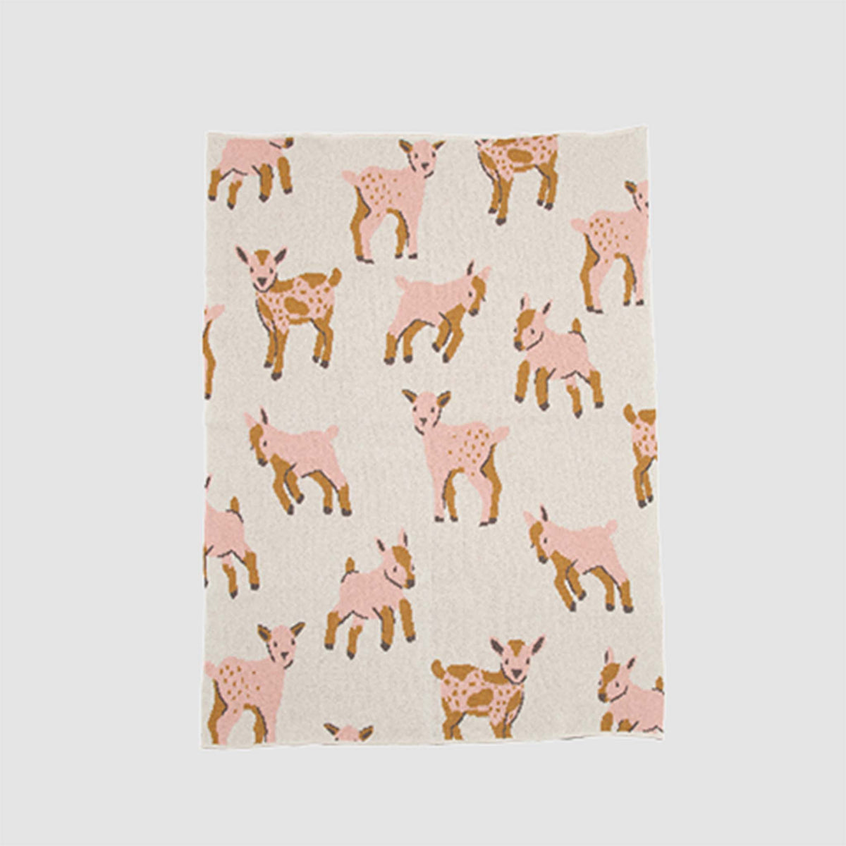Baby Goat - Cotton Knit Blanket