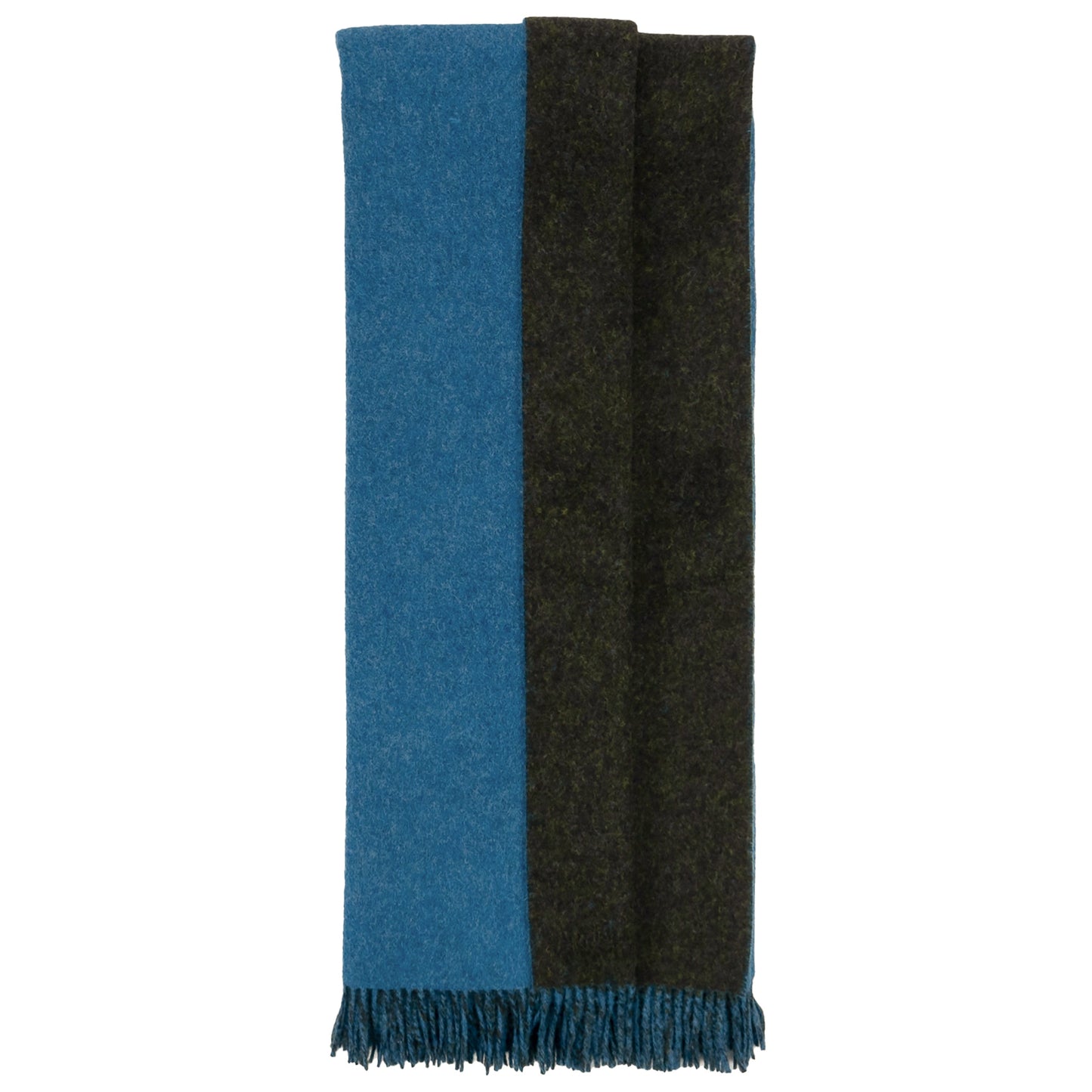 Highland Tweeds Reversible Double Cloth Throw (Sea/Green) - Osadia Concept Store