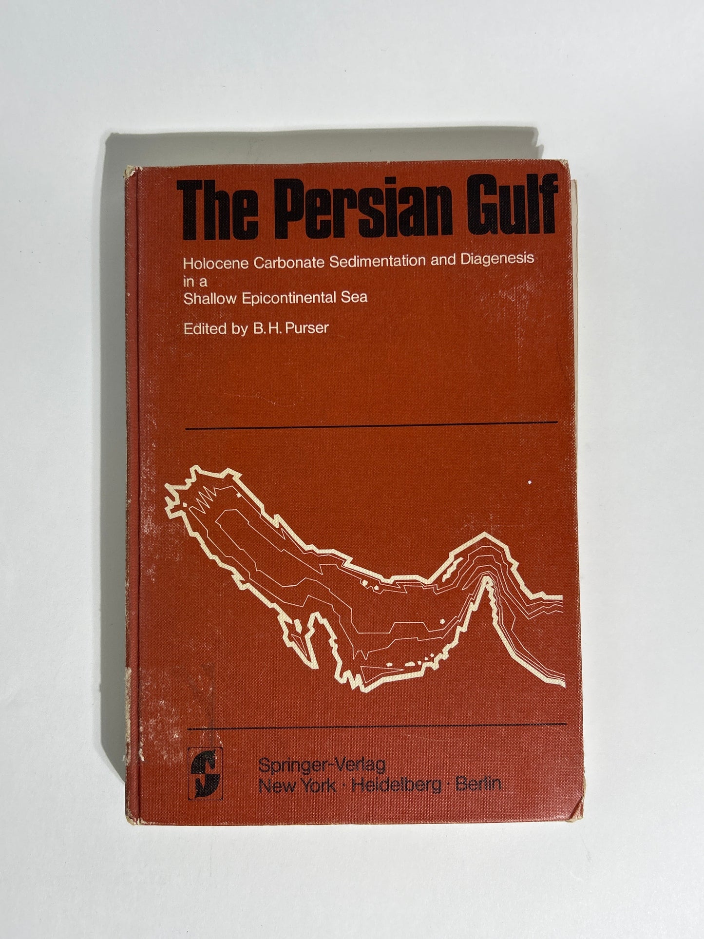 The Persian Gulf B.H. Purser Geological Reference Book w/ Supplemental Maps