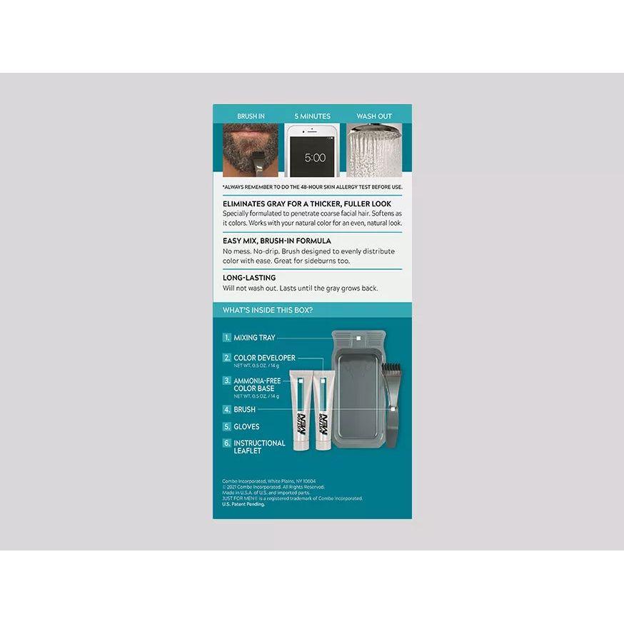 Just for Men Mustache & Beard, Dark Brown, 0.5 Oz