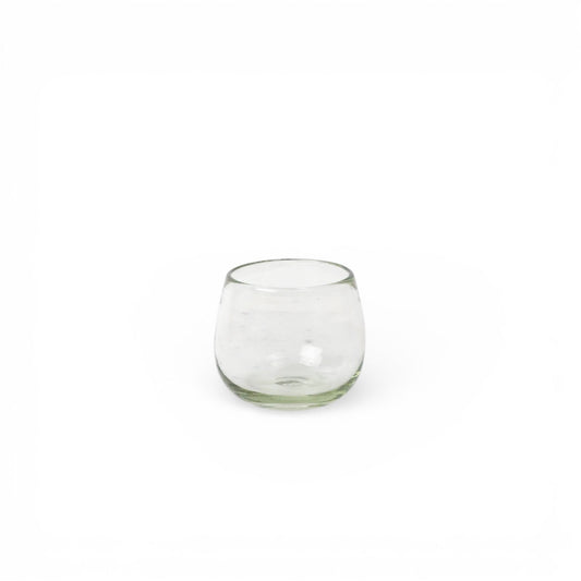 Ronde Blown Glass, Clear, Set of 2