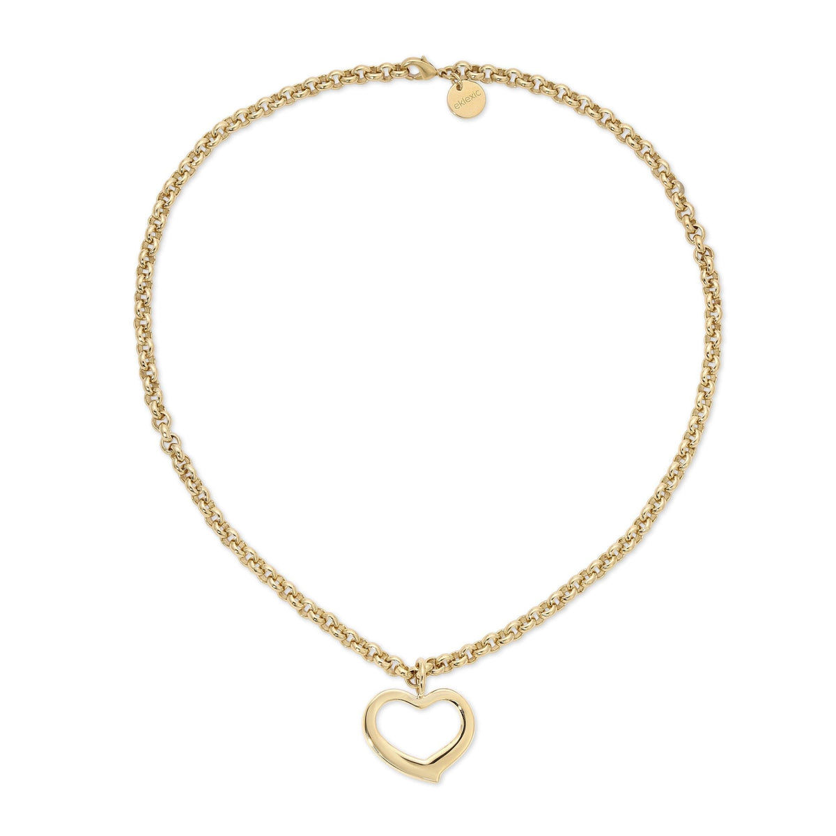 Haley Open Heart Pendant Necklace