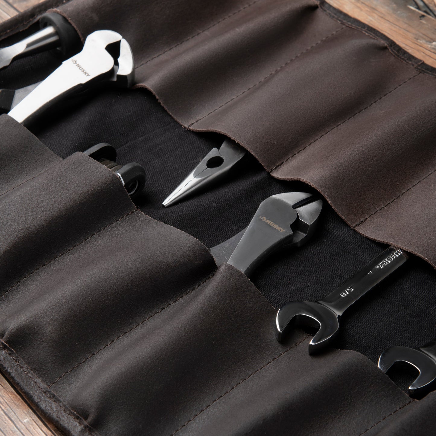 Theodore Leather Tool Roll