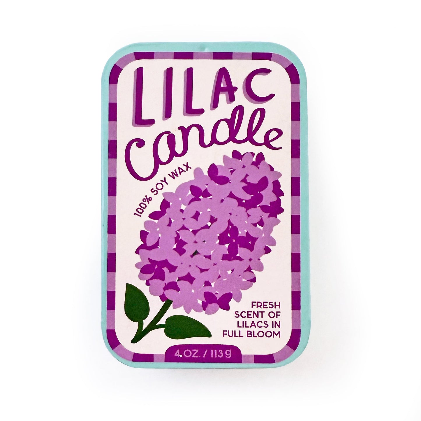 Lilac Candle & Tote Gift Set