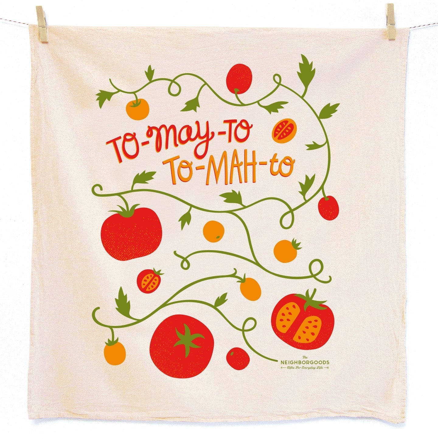 Tomato Tea Towel and Pot Holder Set