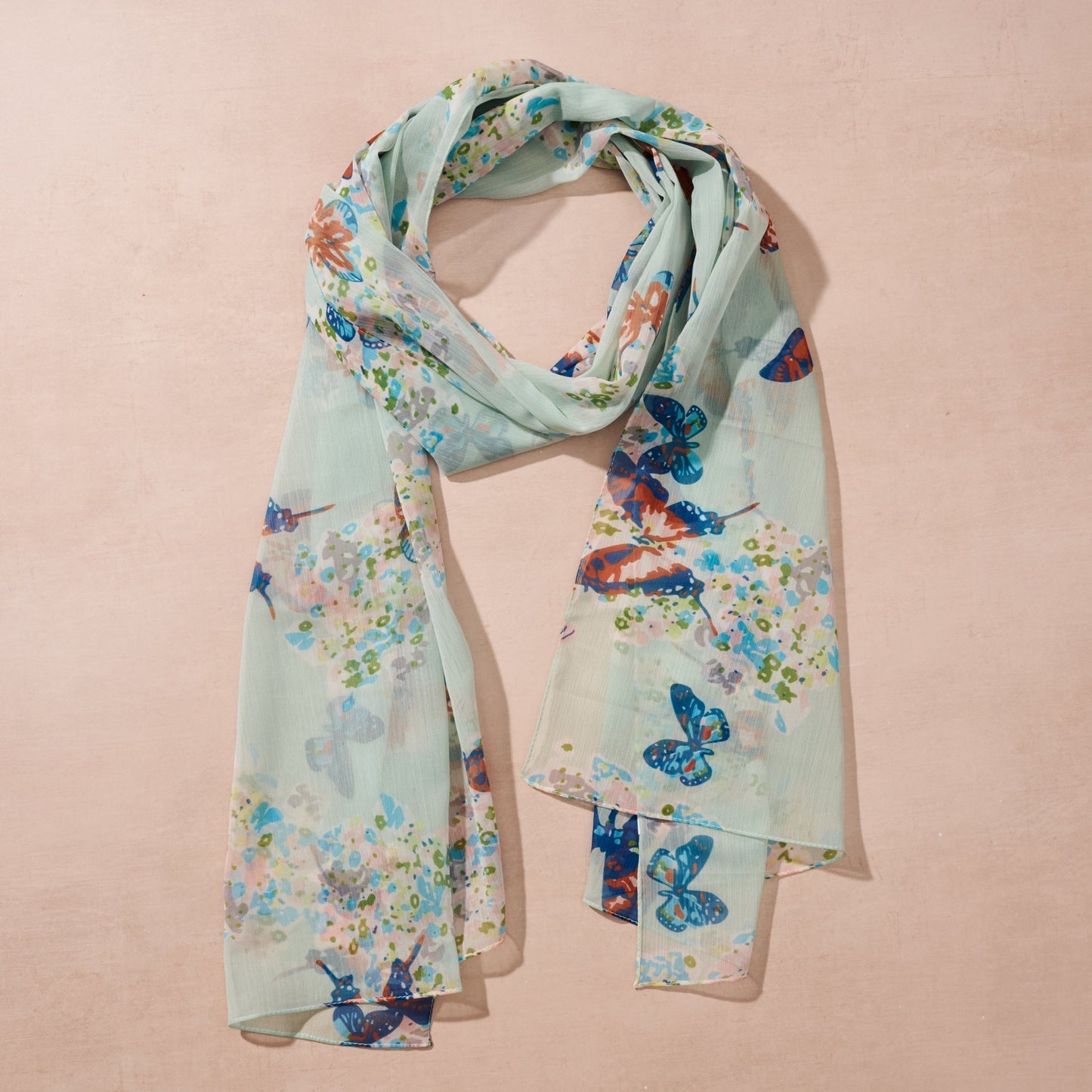 Komal Butterfly Chiffon Scarf