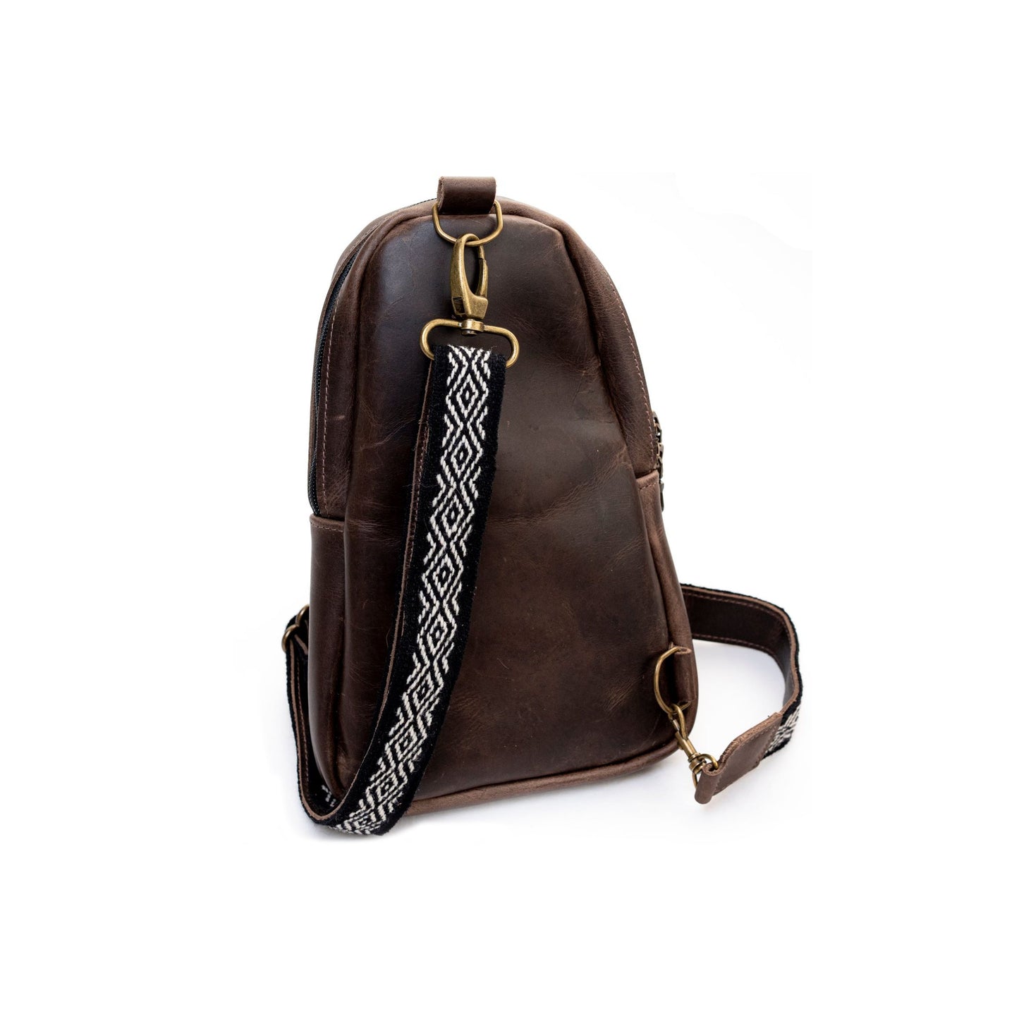 Sling Crossbody Backpack in Mocha