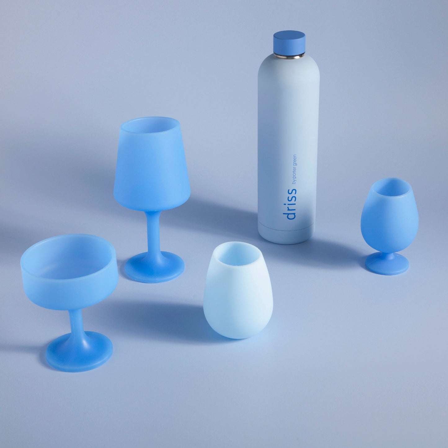 Sky + Kingfisher | Mecc | Unbreakable Cocktail Glasses