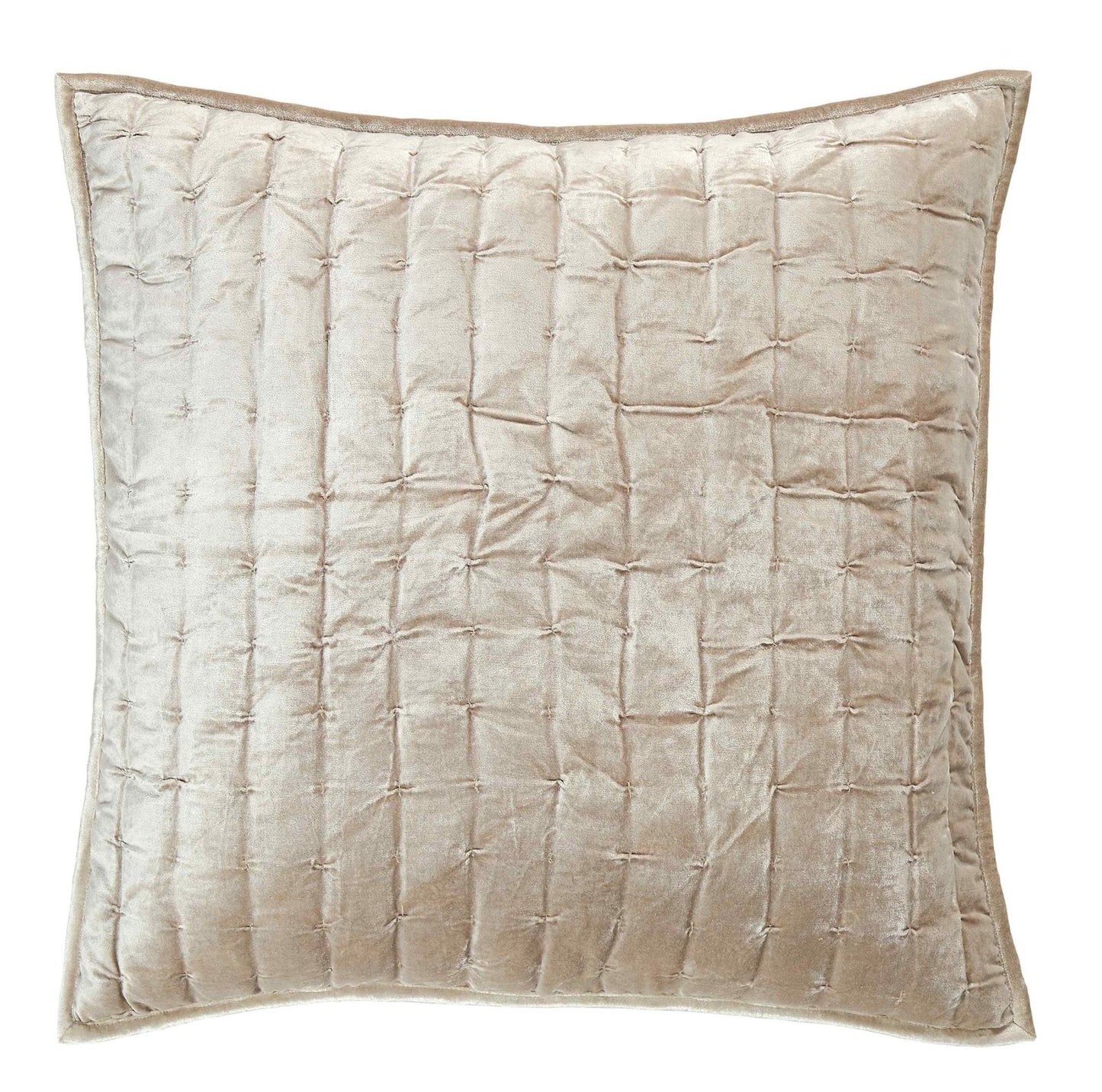 Luna Hand Pinched Velvet Quilt Sham