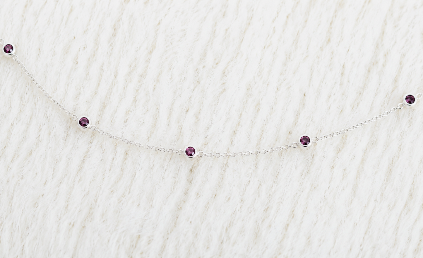 February Birthstone Bracelet — Amethyst
