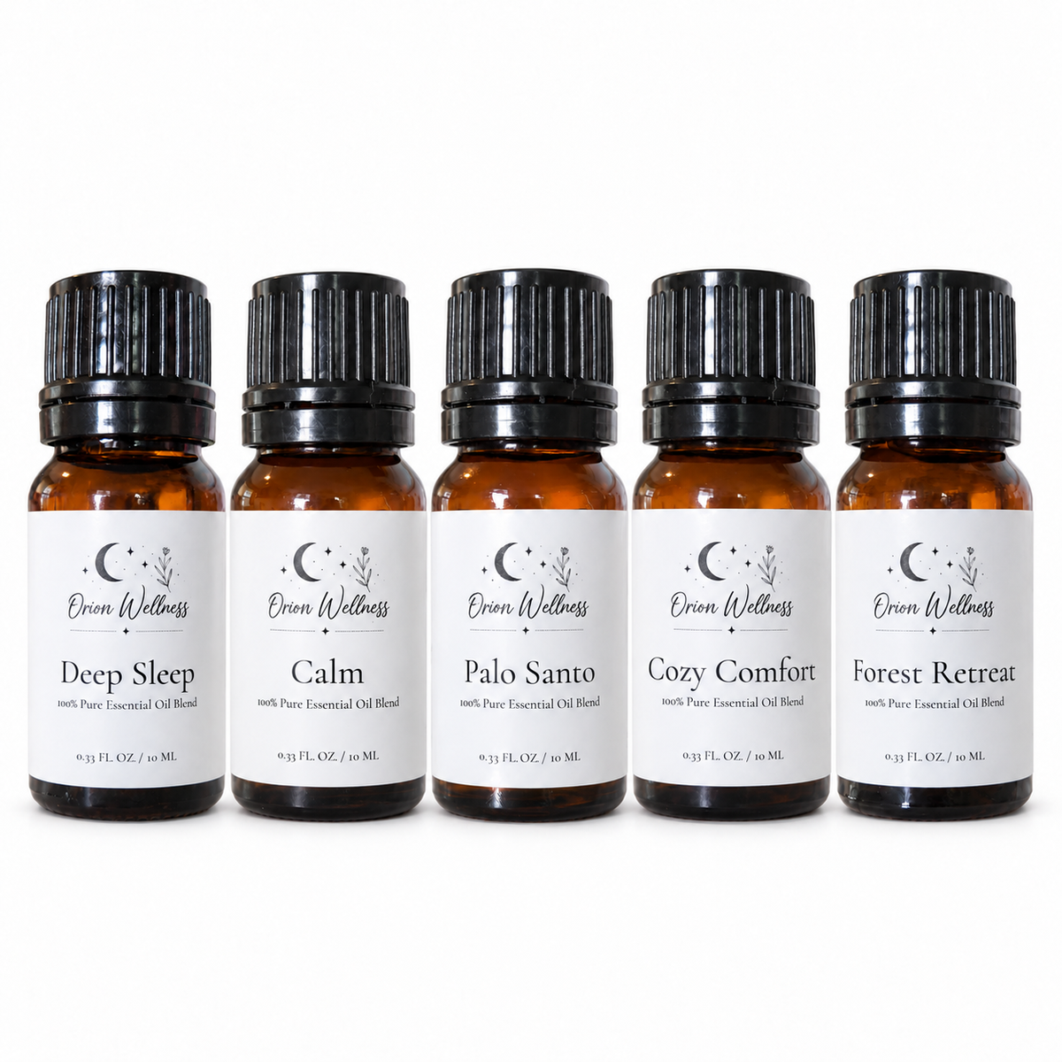 Evening Diffuser Blend Set | Five 10 mL Bottles