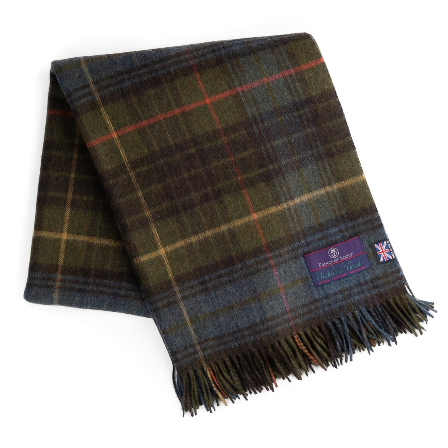 Prince of Scots Merino Wool Throw ~ Antique Hunting Stewart ~ - Osadia Concept Store