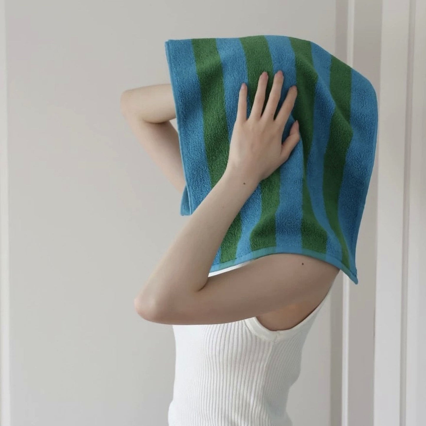 Ultra Soft Absorbent Terra Stripe Bath Towel