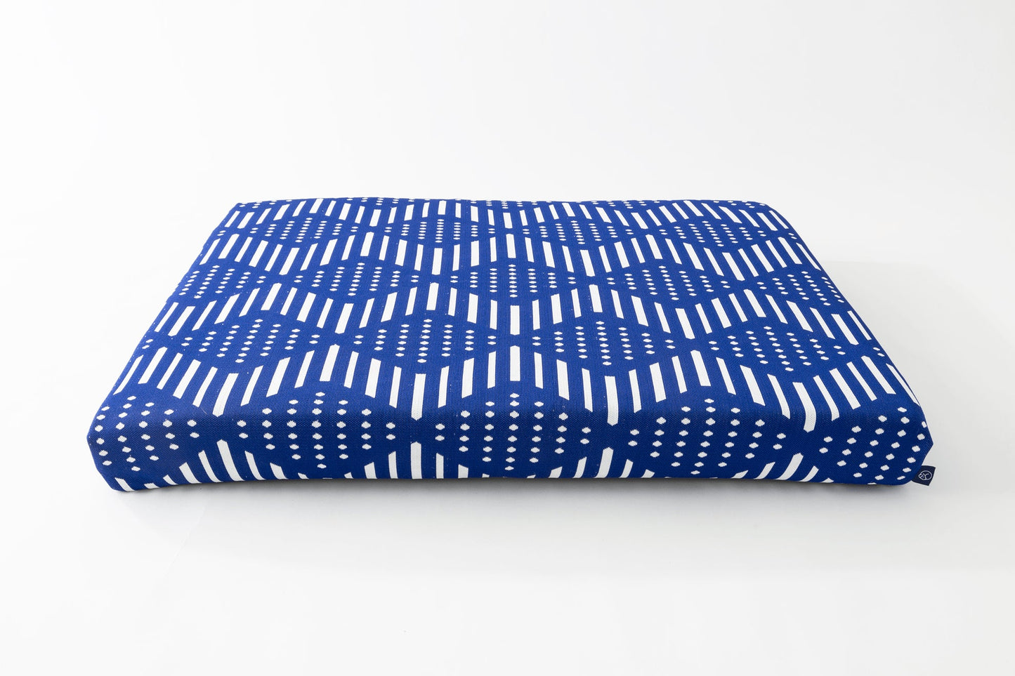 Blue Bogolan | Boho Dog Bed or Bed Cover