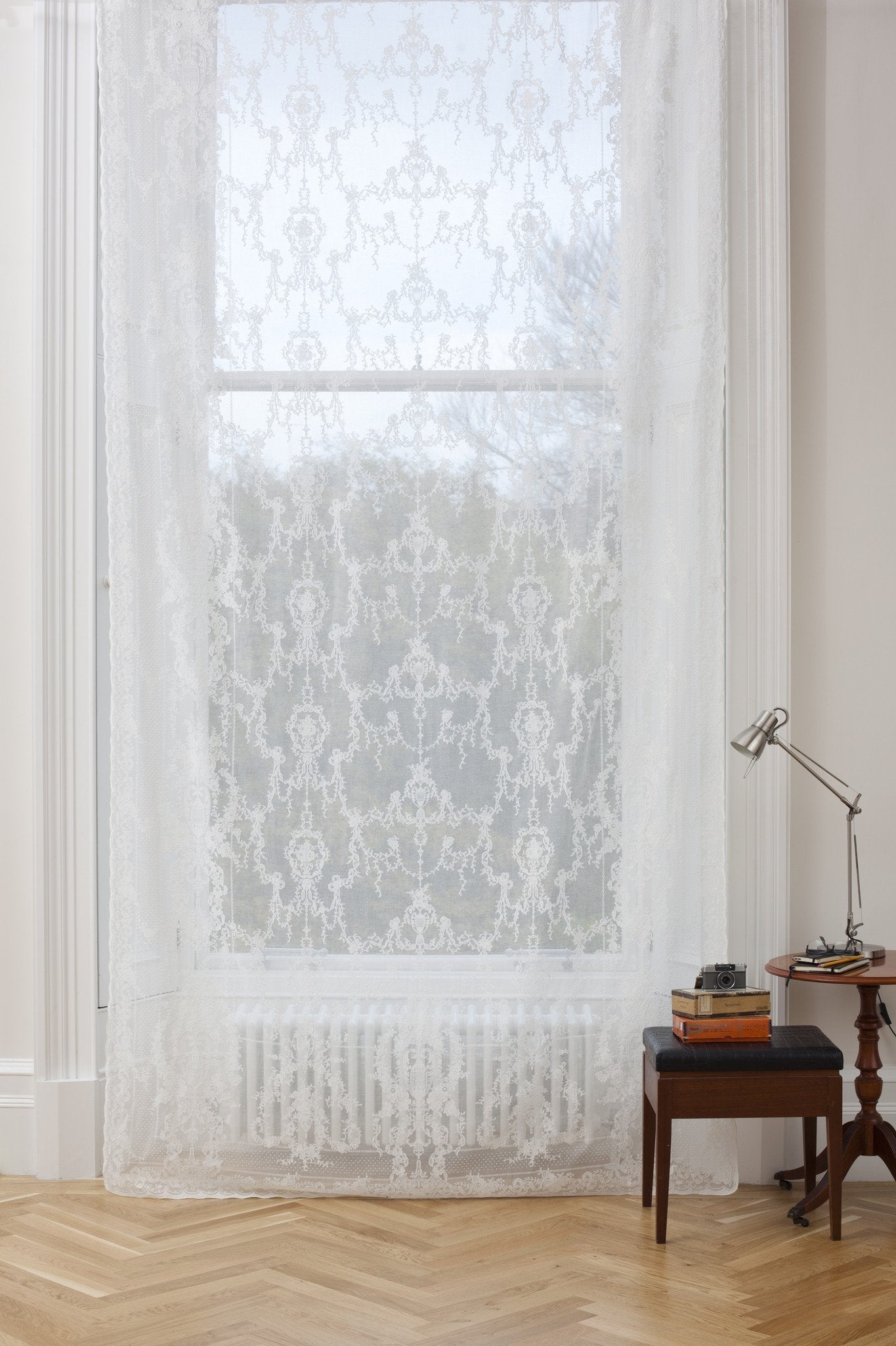 Premium Sheer Panels: The Linda - White - Osadia Concept Store