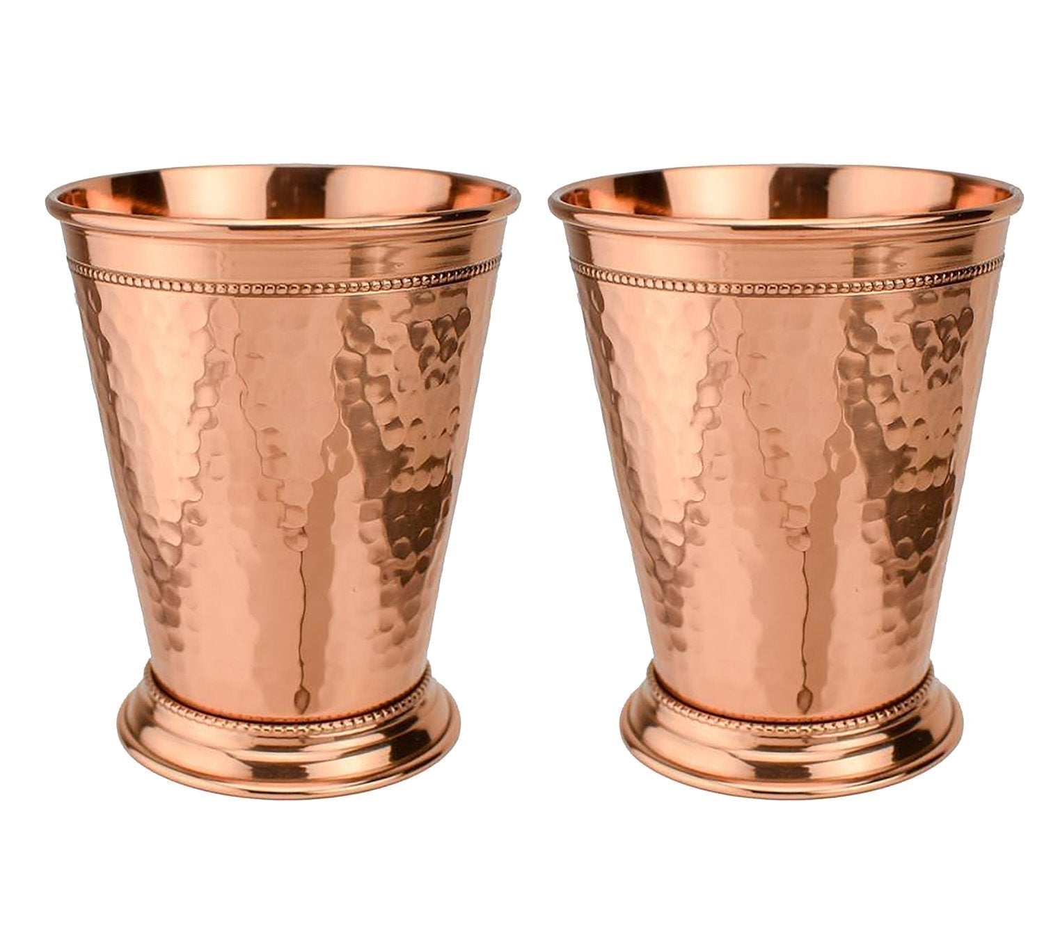 Hammered Copper 12 Ounce Mint Julep Cup (Set of 2) Premium Gift Box - Osadia Concept Store