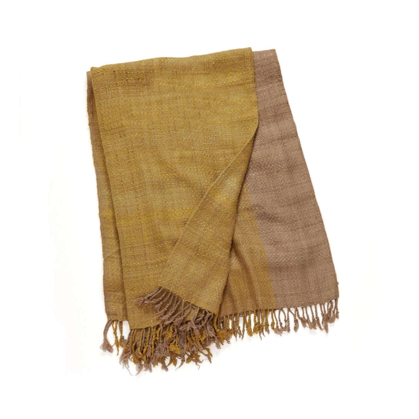 BLOCK Handwoven Cruelty-free Silk Throw – Fair Trade – Artisan Made