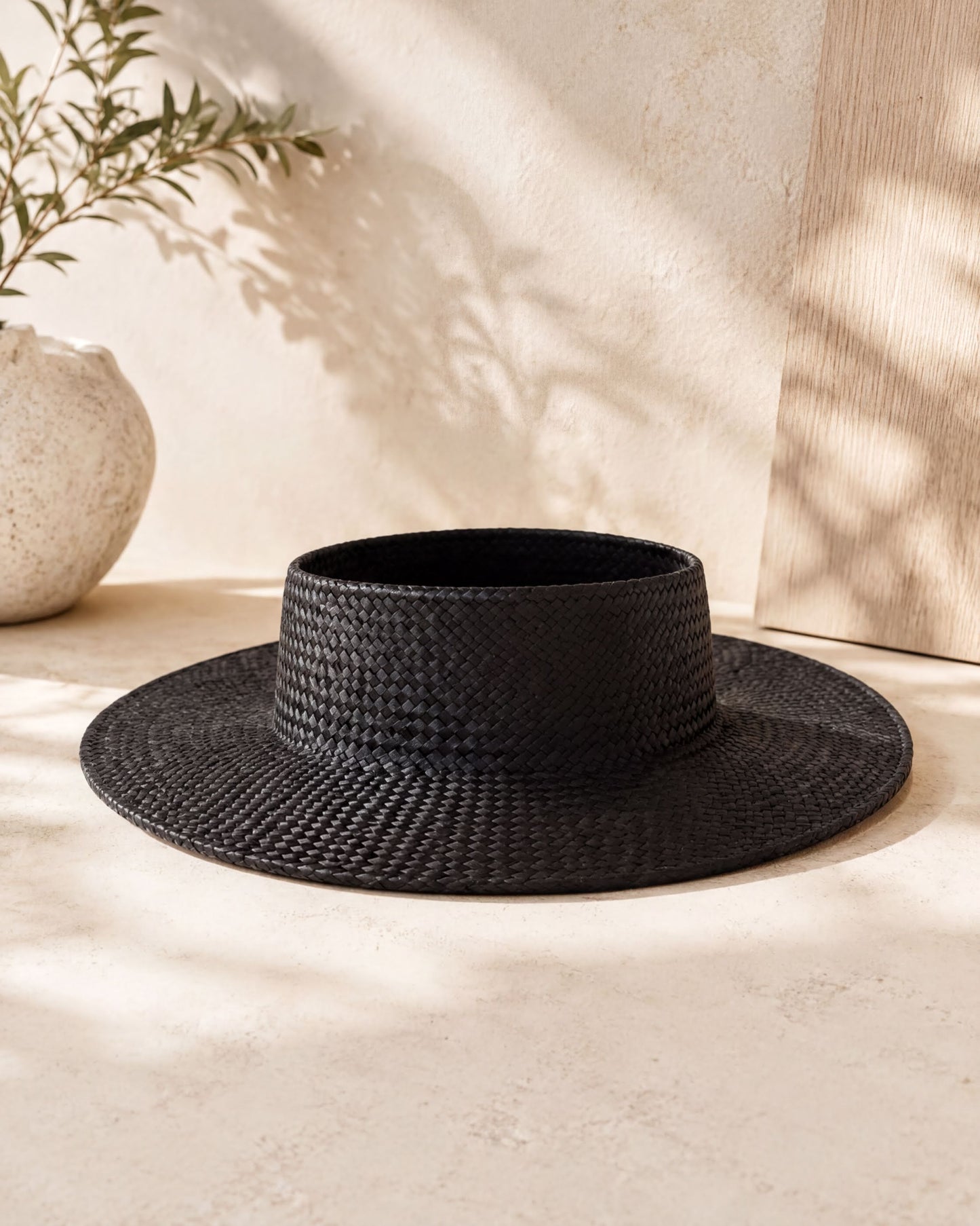 Short-Brimmed Holiday Papale Sun Hat