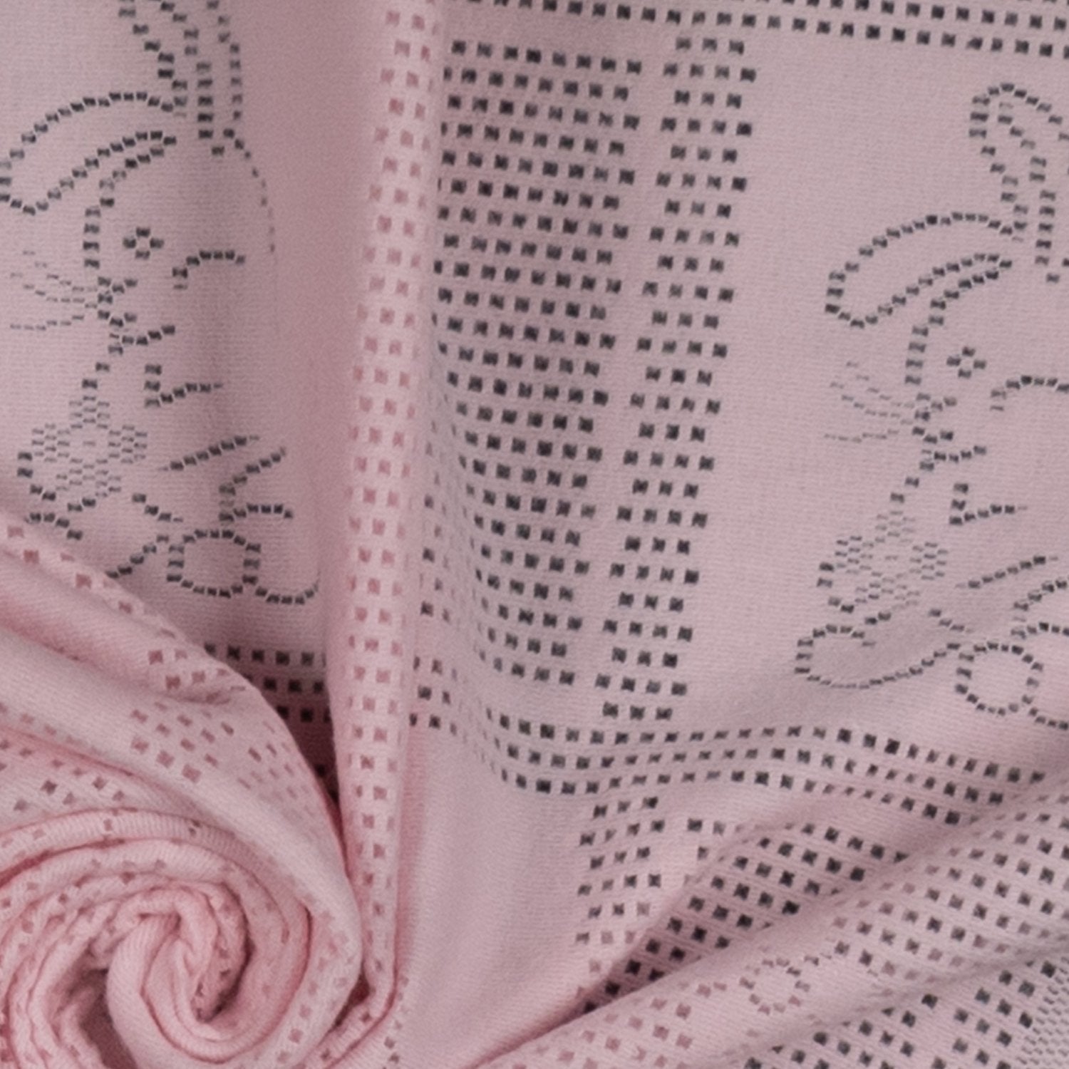 Southampton Home Lace Weave Bunny Baby Blanket ~ Pink ~ - Osadia Concept Store